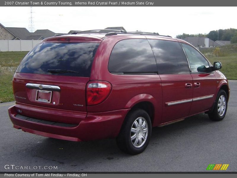 Inferno Red Crystal Pearl / Medium Slate Gray 2007 Chrysler Town & Country Touring