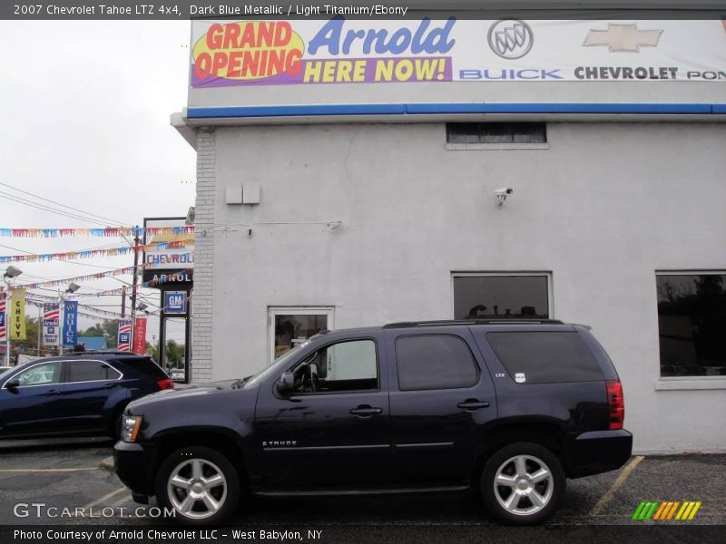 Dark Blue Metallic / Light Titanium/Ebony 2007 Chevrolet Tahoe LTZ 4x4