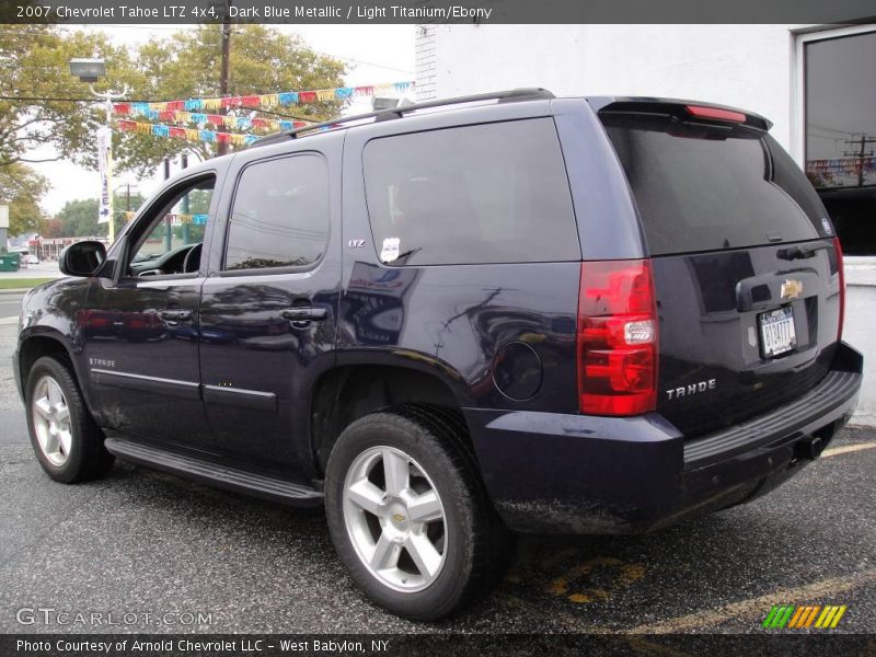 Dark Blue Metallic / Light Titanium/Ebony 2007 Chevrolet Tahoe LTZ 4x4