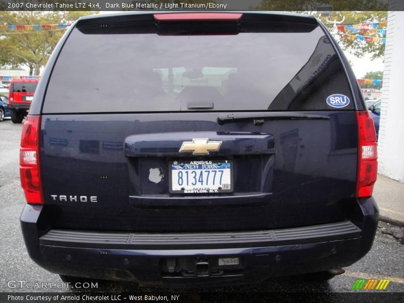 Dark Blue Metallic / Light Titanium/Ebony 2007 Chevrolet Tahoe LTZ 4x4