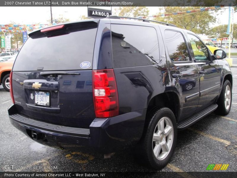 Dark Blue Metallic / Light Titanium/Ebony 2007 Chevrolet Tahoe LTZ 4x4