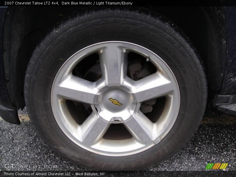 Dark Blue Metallic / Light Titanium/Ebony 2007 Chevrolet Tahoe LTZ 4x4