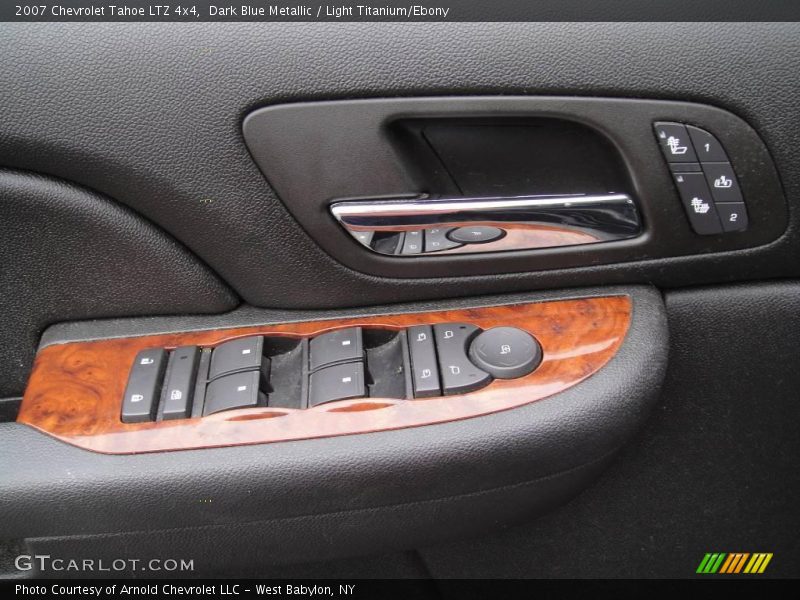 Dark Blue Metallic / Light Titanium/Ebony 2007 Chevrolet Tahoe LTZ 4x4