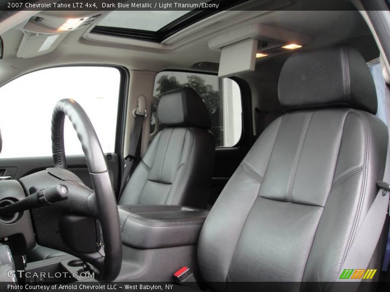 Dark Blue Metallic / Light Titanium/Ebony 2007 Chevrolet Tahoe LTZ 4x4