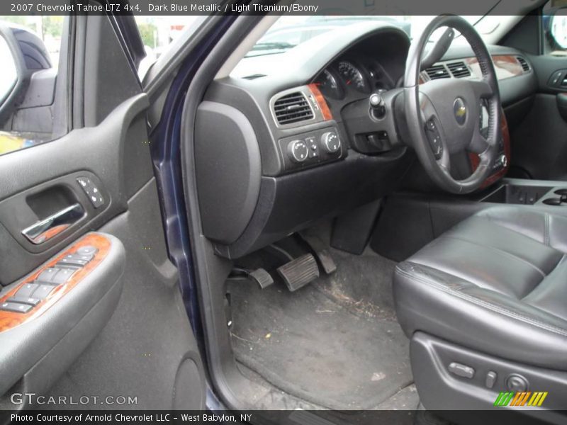 Dark Blue Metallic / Light Titanium/Ebony 2007 Chevrolet Tahoe LTZ 4x4