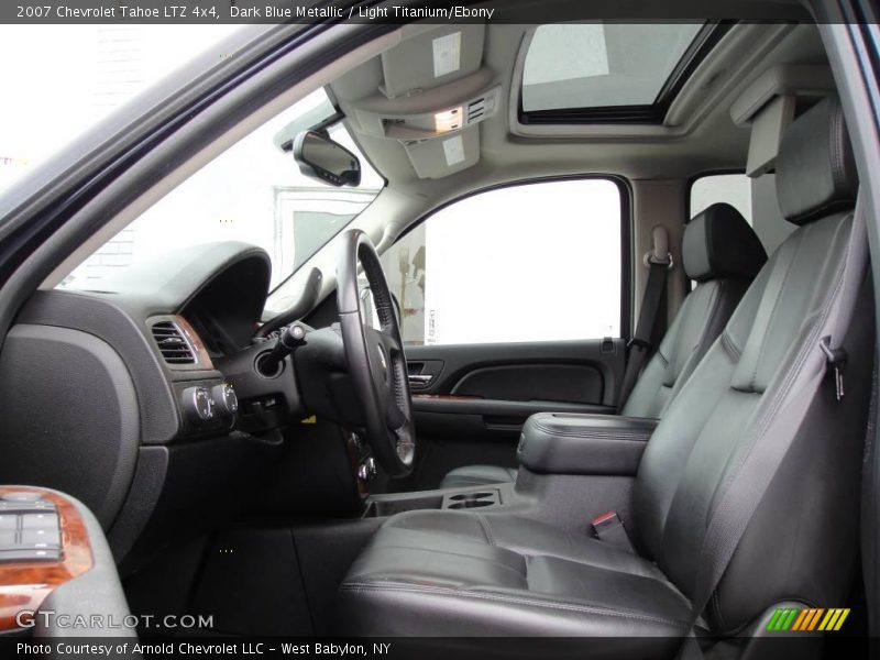 Dark Blue Metallic / Light Titanium/Ebony 2007 Chevrolet Tahoe LTZ 4x4