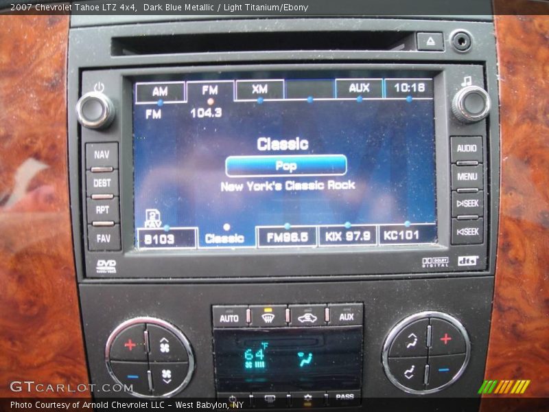 Dark Blue Metallic / Light Titanium/Ebony 2007 Chevrolet Tahoe LTZ 4x4