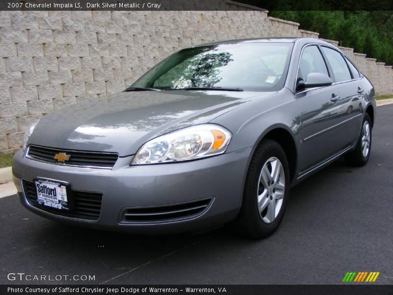 Dark Silver Metallic / Gray 2007 Chevrolet Impala LS