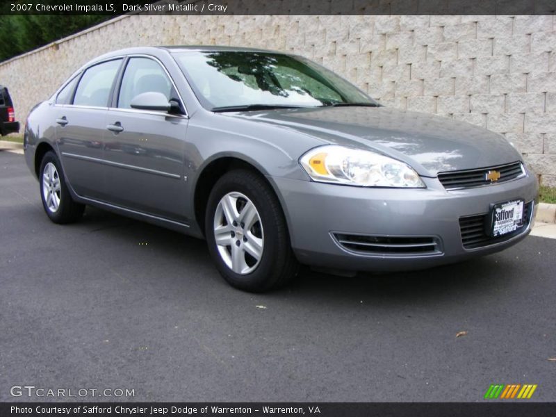 Dark Silver Metallic / Gray 2007 Chevrolet Impala LS