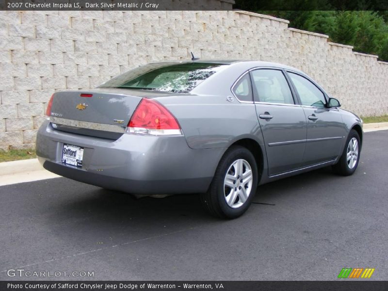 Dark Silver Metallic / Gray 2007 Chevrolet Impala LS