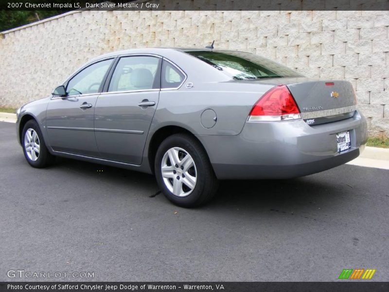 Dark Silver Metallic / Gray 2007 Chevrolet Impala LS