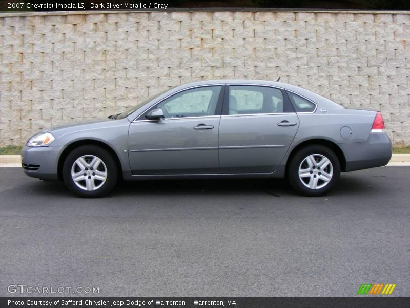Dark Silver Metallic / Gray 2007 Chevrolet Impala LS