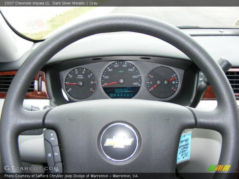 Dark Silver Metallic / Gray 2007 Chevrolet Impala LS