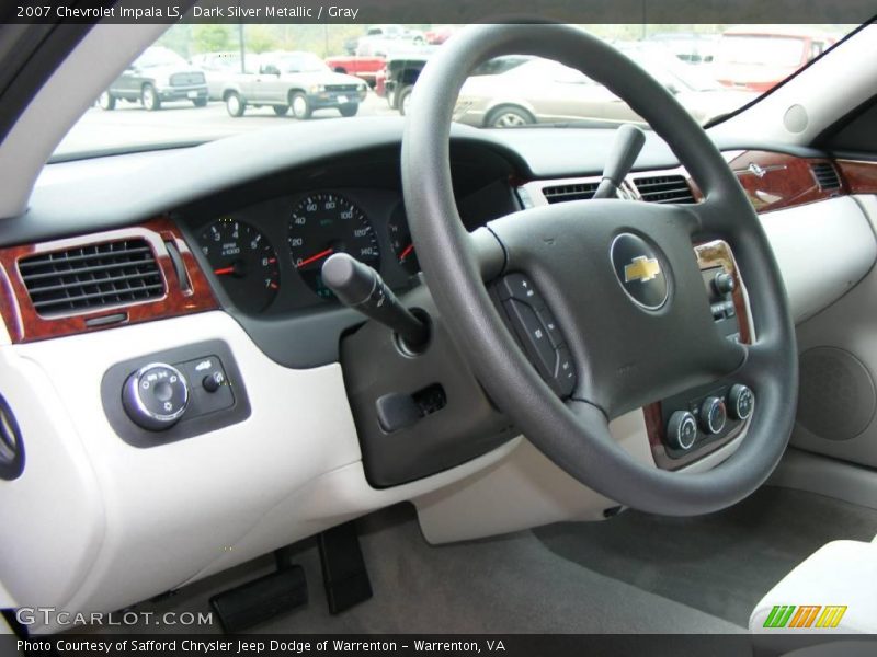Dark Silver Metallic / Gray 2007 Chevrolet Impala LS