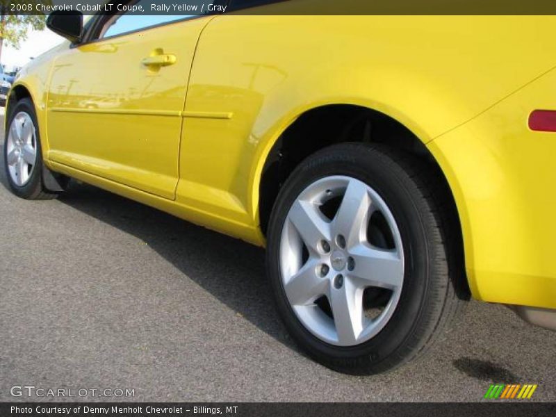 Rally Yellow / Gray 2008 Chevrolet Cobalt LT Coupe