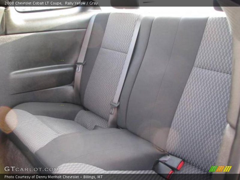 Rally Yellow / Gray 2008 Chevrolet Cobalt LT Coupe