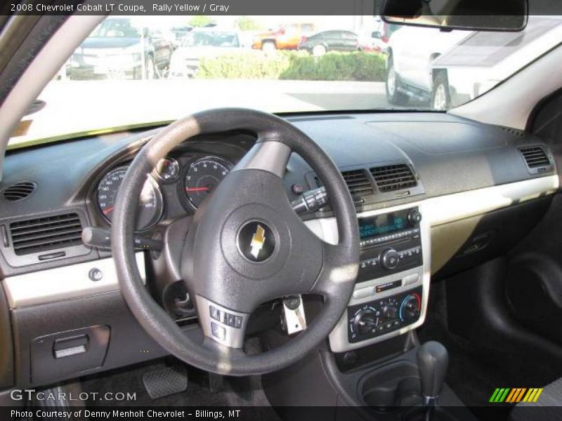 Rally Yellow / Gray 2008 Chevrolet Cobalt LT Coupe