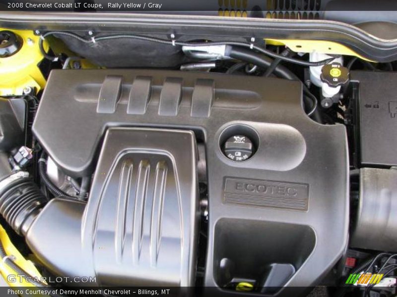 Rally Yellow / Gray 2008 Chevrolet Cobalt LT Coupe