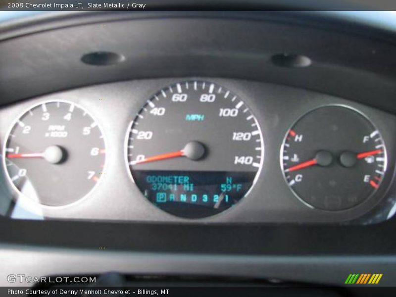 Slate Metallic / Gray 2008 Chevrolet Impala LT