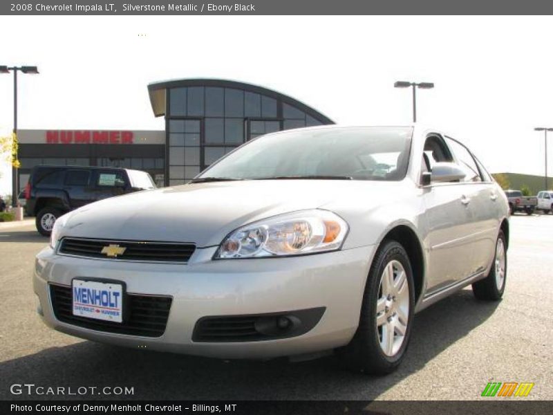 Silverstone Metallic / Ebony Black 2008 Chevrolet Impala LT