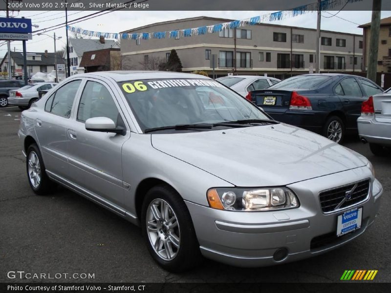 Silver Metallic / Beige 2006 Volvo S60 2.5T AWD