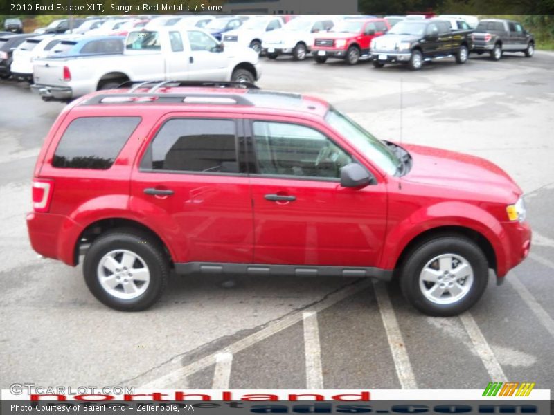 Sangria Red Metallic / Stone 2010 Ford Escape XLT