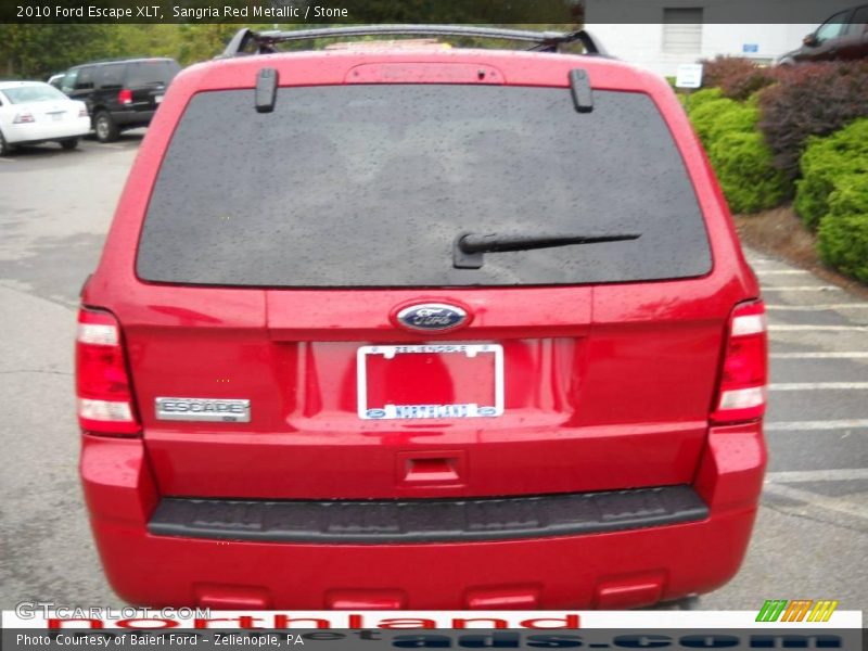 Sangria Red Metallic / Stone 2010 Ford Escape XLT