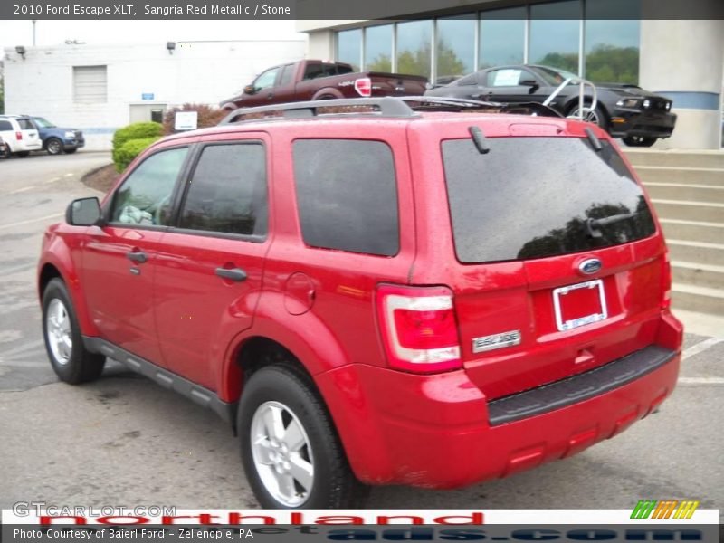 Sangria Red Metallic / Stone 2010 Ford Escape XLT