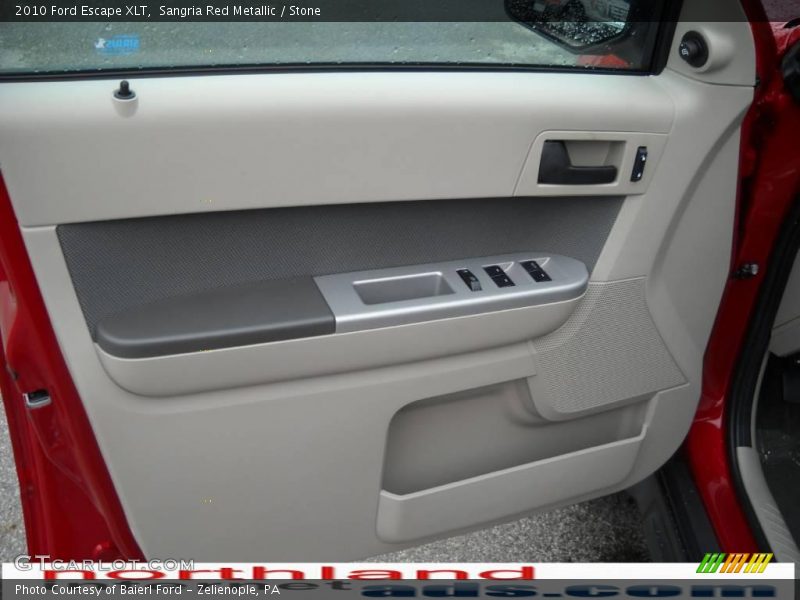 Sangria Red Metallic / Stone 2010 Ford Escape XLT