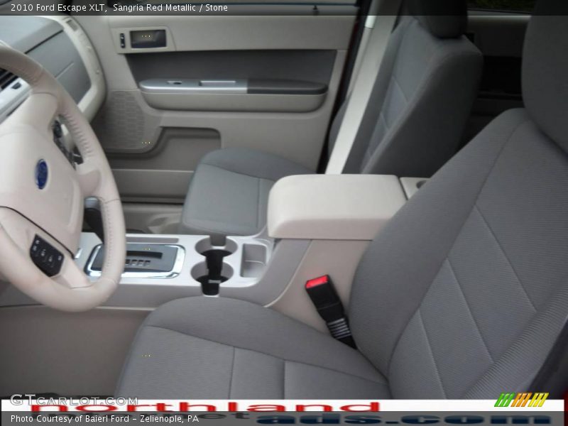 Sangria Red Metallic / Stone 2010 Ford Escape XLT