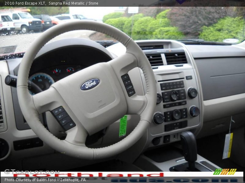 Sangria Red Metallic / Stone 2010 Ford Escape XLT