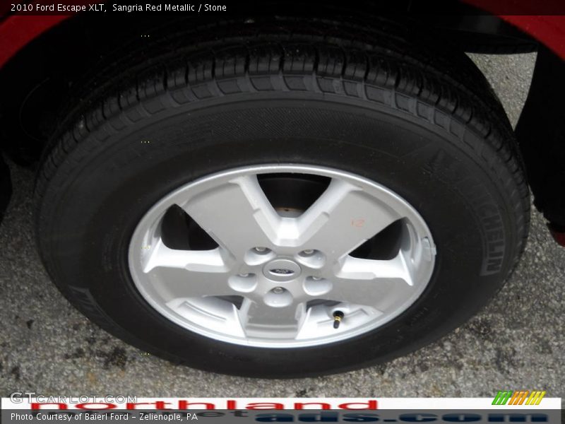 Sangria Red Metallic / Stone 2010 Ford Escape XLT