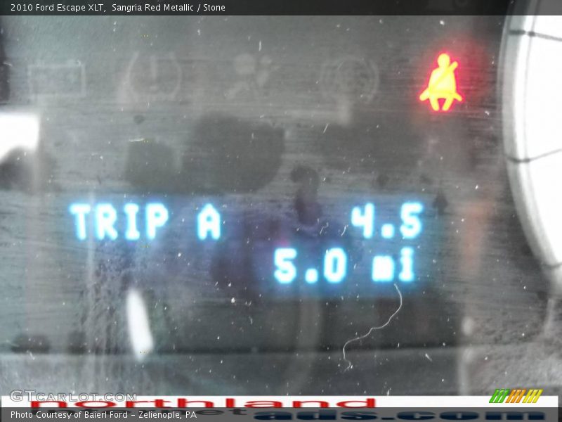 Sangria Red Metallic / Stone 2010 Ford Escape XLT