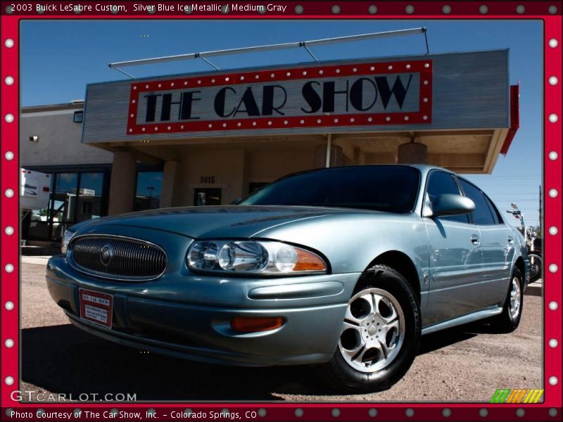 Silver Blue Ice Metallic / Medium Gray 2003 Buick LeSabre Custom