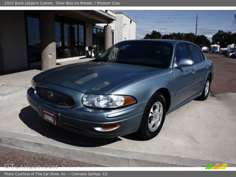 Silver Blue Ice Metallic / Medium Gray 2003 Buick LeSabre Custom
