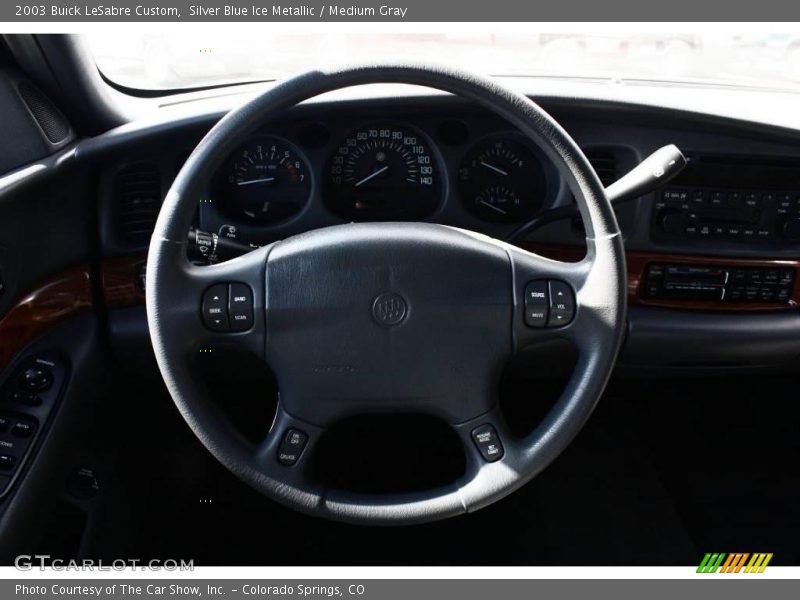 Silver Blue Ice Metallic / Medium Gray 2003 Buick LeSabre Custom