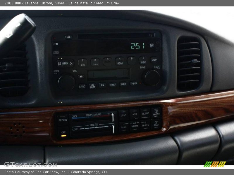 Silver Blue Ice Metallic / Medium Gray 2003 Buick LeSabre Custom