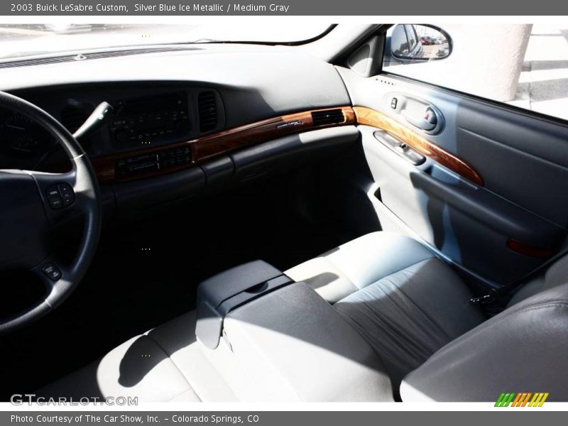 Silver Blue Ice Metallic / Medium Gray 2003 Buick LeSabre Custom