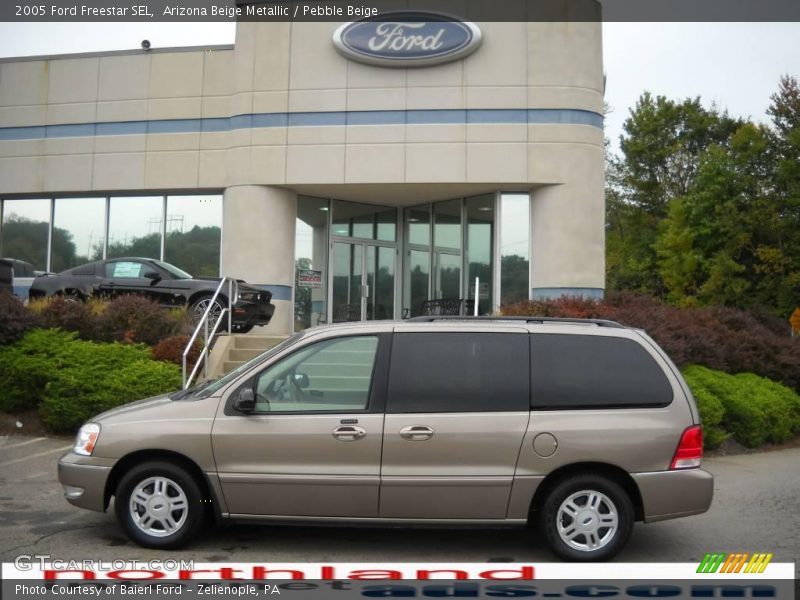 Arizona Beige Metallic / Pebble Beige 2005 Ford Freestar SEL