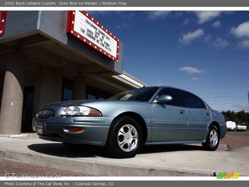 Silver Blue Ice Metallic / Medium Gray 2003 Buick LeSabre Custom