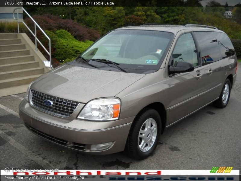 Arizona Beige Metallic / Pebble Beige 2005 Ford Freestar SEL