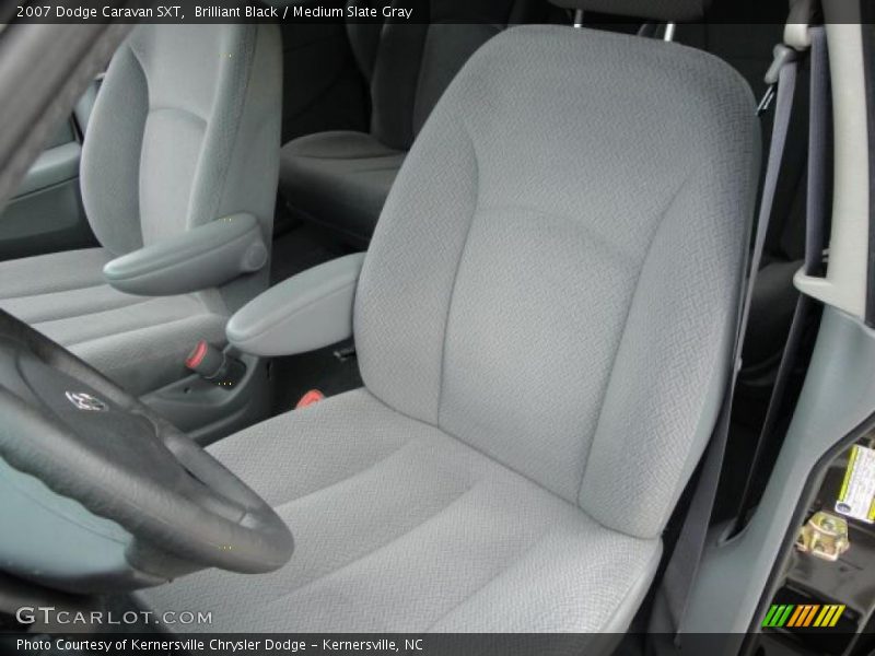 Brilliant Black / Medium Slate Gray 2007 Dodge Caravan SXT