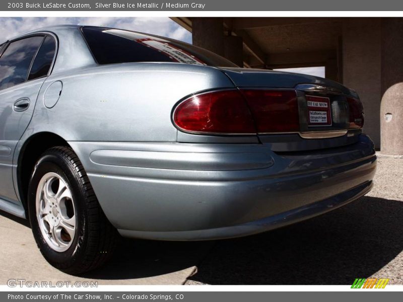Silver Blue Ice Metallic / Medium Gray 2003 Buick LeSabre Custom