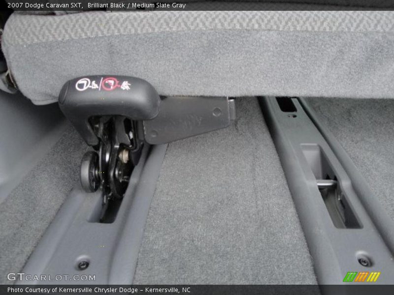 Brilliant Black / Medium Slate Gray 2007 Dodge Caravan SXT