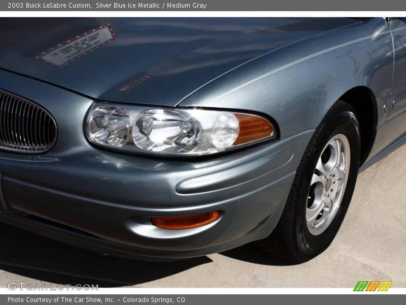Silver Blue Ice Metallic / Medium Gray 2003 Buick LeSabre Custom