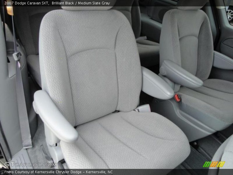 Brilliant Black / Medium Slate Gray 2007 Dodge Caravan SXT