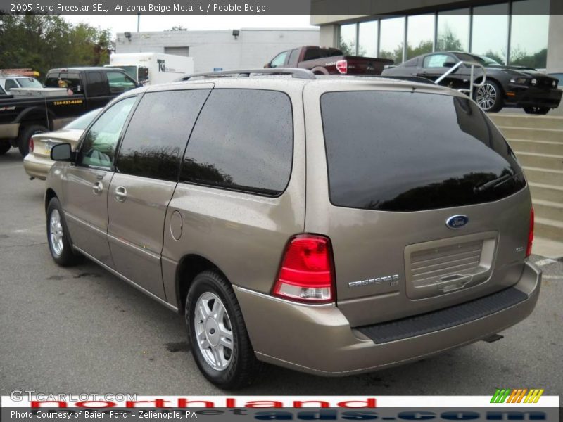 Arizona Beige Metallic / Pebble Beige 2005 Ford Freestar SEL
