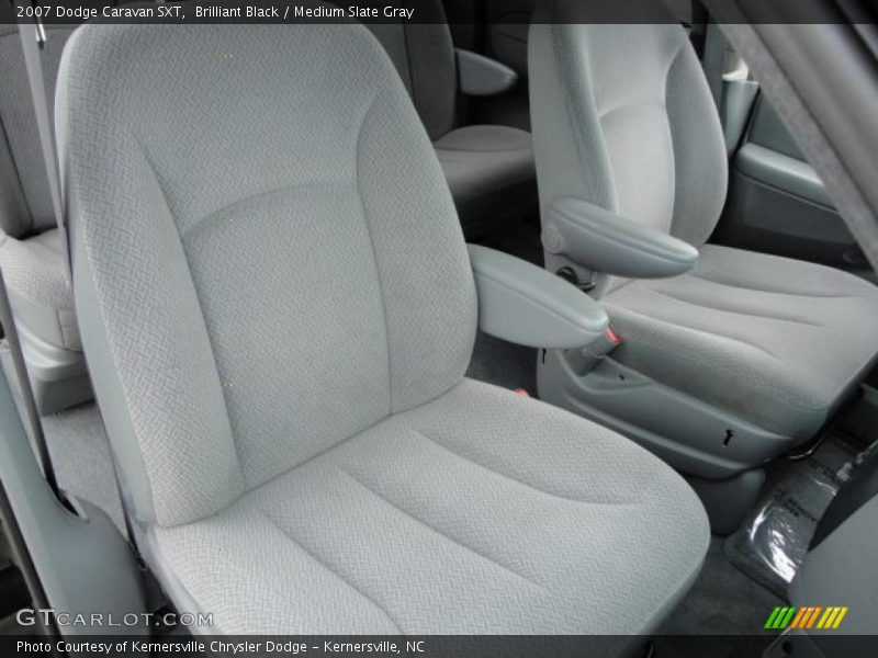 Brilliant Black / Medium Slate Gray 2007 Dodge Caravan SXT