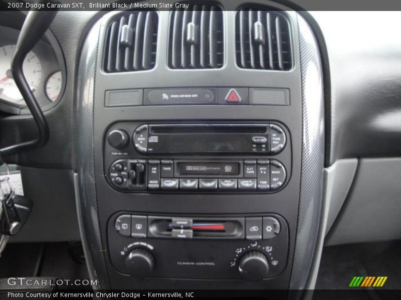 Brilliant Black / Medium Slate Gray 2007 Dodge Caravan SXT