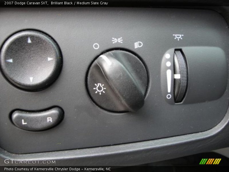 Brilliant Black / Medium Slate Gray 2007 Dodge Caravan SXT